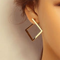 Pendientes Geométricos de Oro