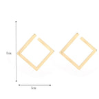 Pendientes Geométricos Oro