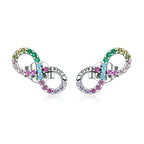 Pendientes Infinito Multicolor