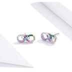 Pendientes Infinito Multicolor