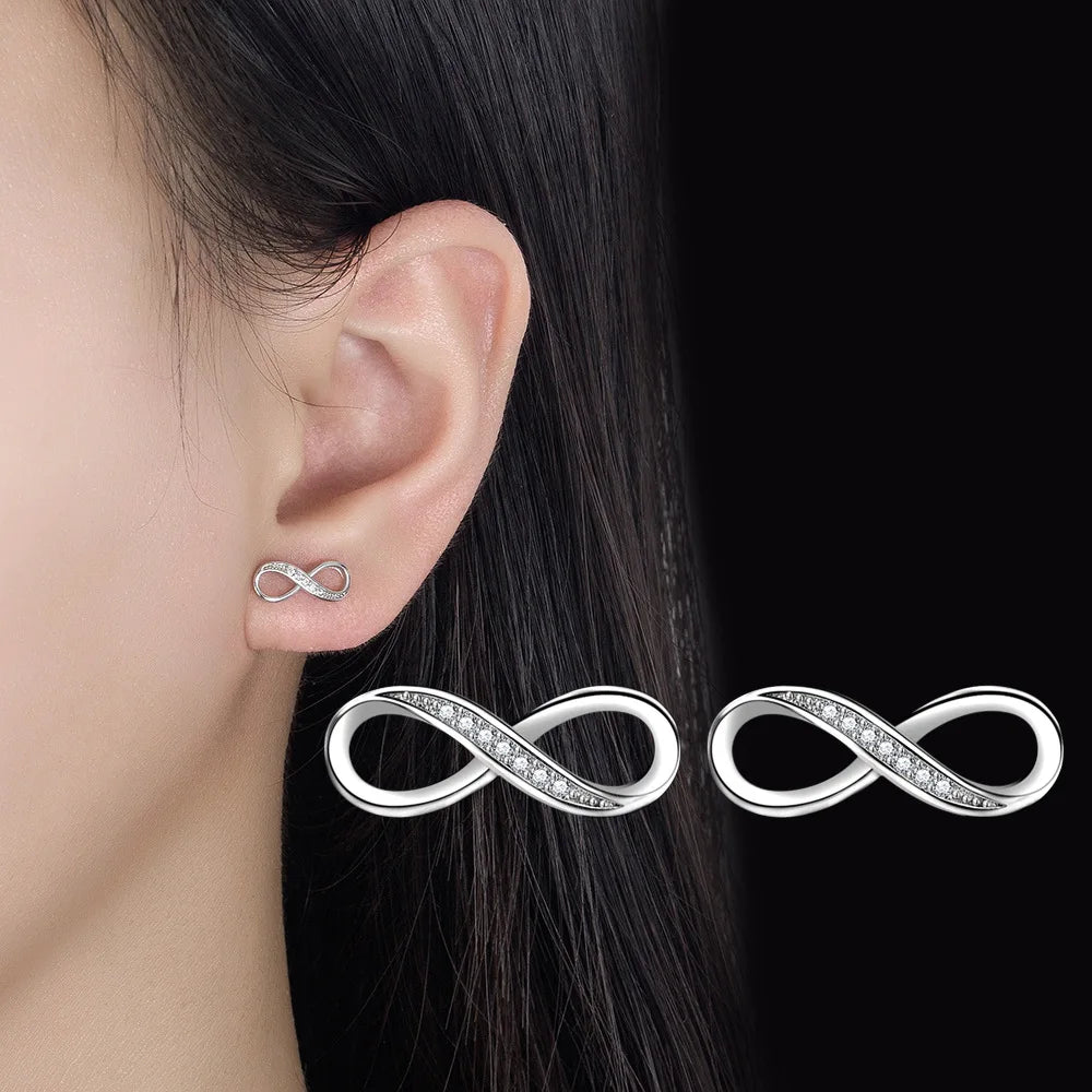 Pendientes Infinito Zirconio