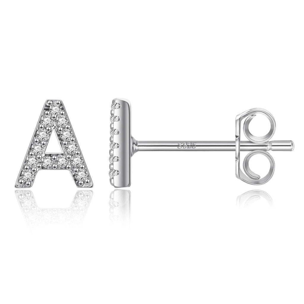 Boucles d'oreilles initiale - lettre