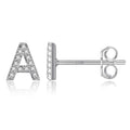 Boucles d'oreilles initiale - lettre