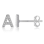 Boucles d'oreilles initiale - lettre