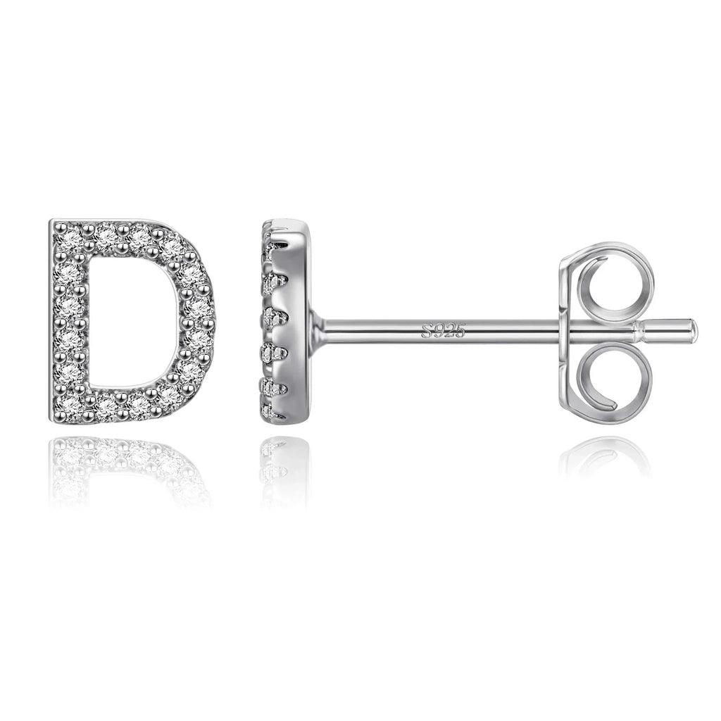Boucles d'oreilles initiale - lettre