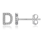 Boucles d'oreilles initiale - lettre