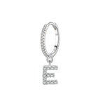 Boucles d'oreilles initiale - lettre