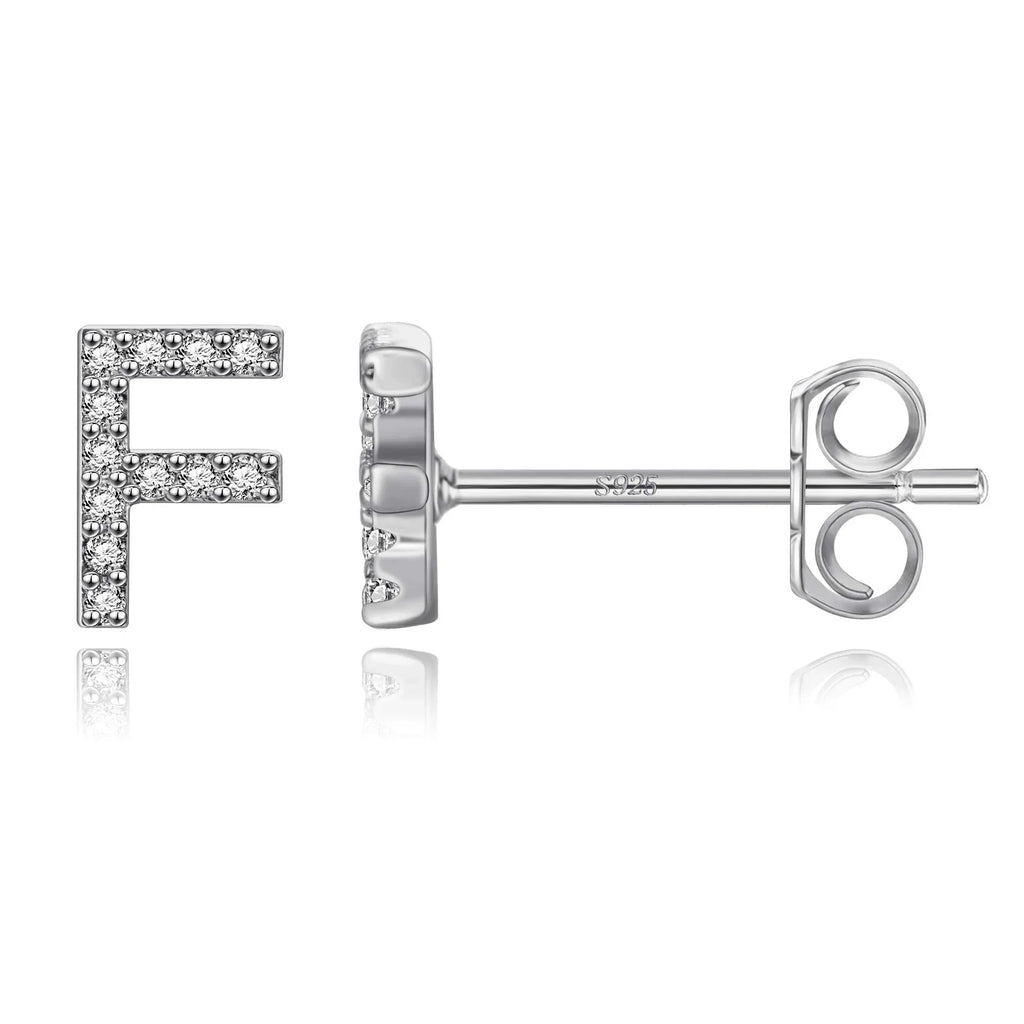 Boucles d'oreilles initiale - lettre