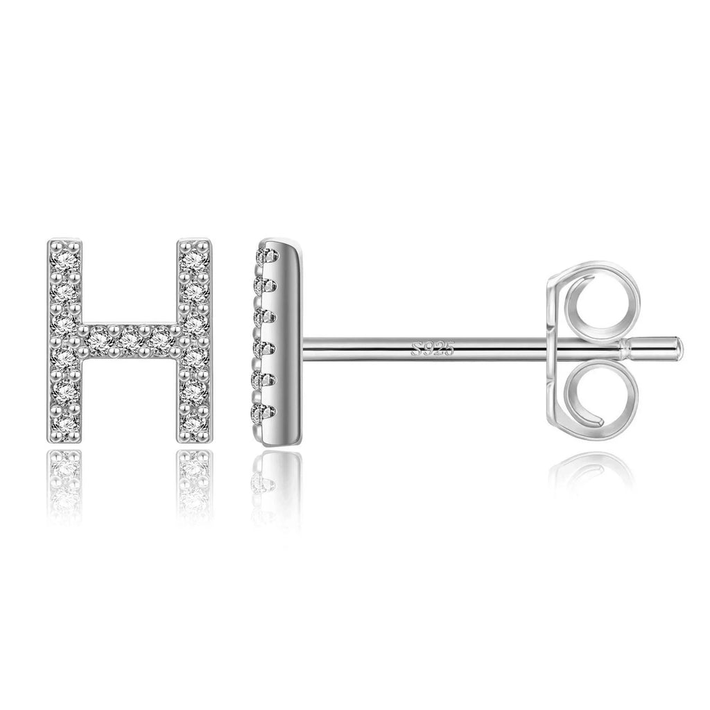 Boucles d'oreilles initiale - lettre