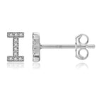 Boucles d'oreilles initiale - lettre