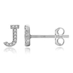 Boucles d'oreilles initiale - lettre