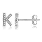 Boucles d'oreilles initiale - lettre