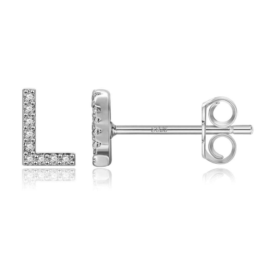 Boucles d'oreilles initiale - lettre