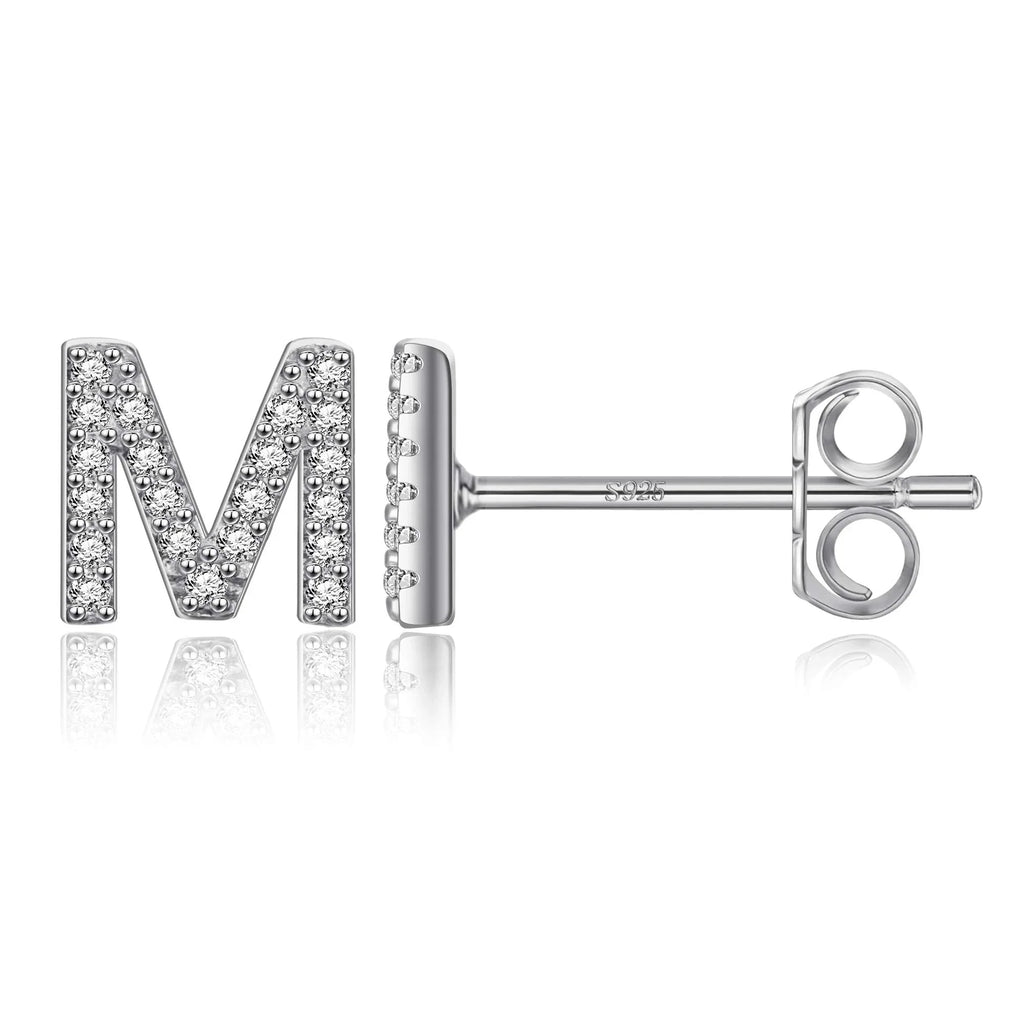 Boucles d'oreilles initiale - lettre