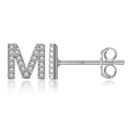 Boucles d'oreilles initiale - lettre