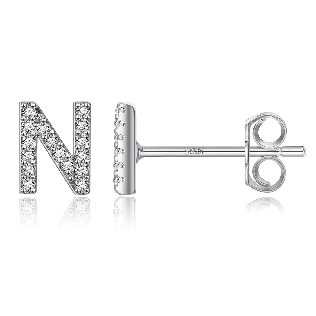 Boucles d'oreilles initiale - lettre