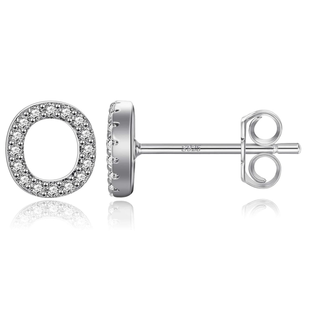 Boucles d'oreilles initiale - lettre
