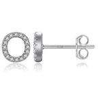 Boucles d'oreilles initiale - lettre