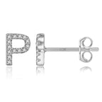 Boucles d'oreilles initiale - lettre