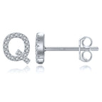 Boucles d'oreilles initiale - lettre