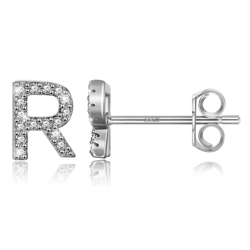 Boucles d'oreilles initiale - lettre