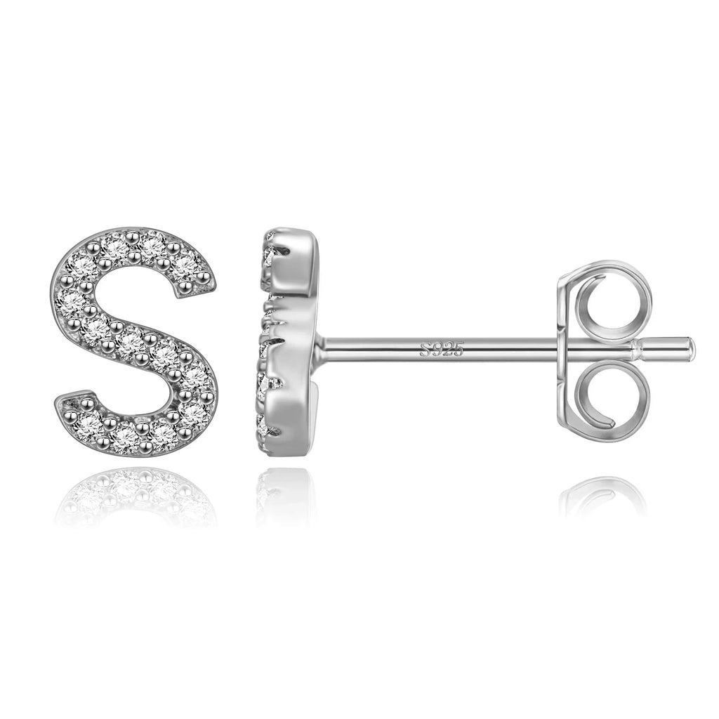 Boucles d'oreilles initiale - lettre