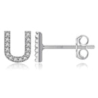 Boucles d'oreilles initiale - lettre