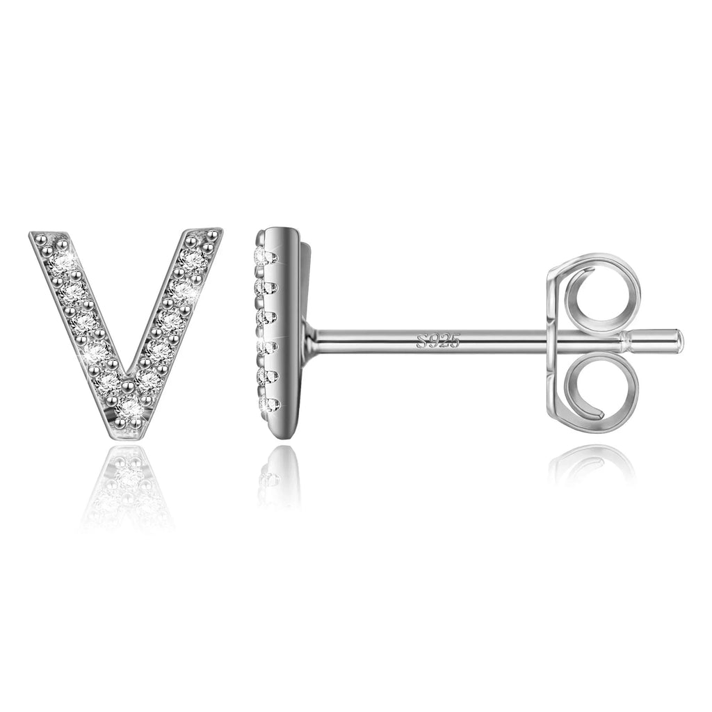 Boucles d'oreilles initiale - lettre