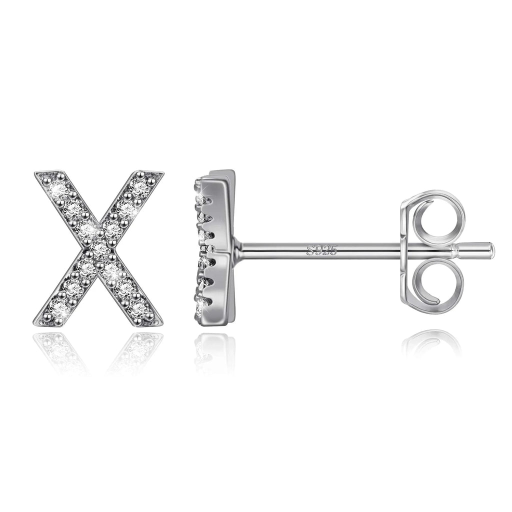 Boucles d'oreilles initiale - lettre