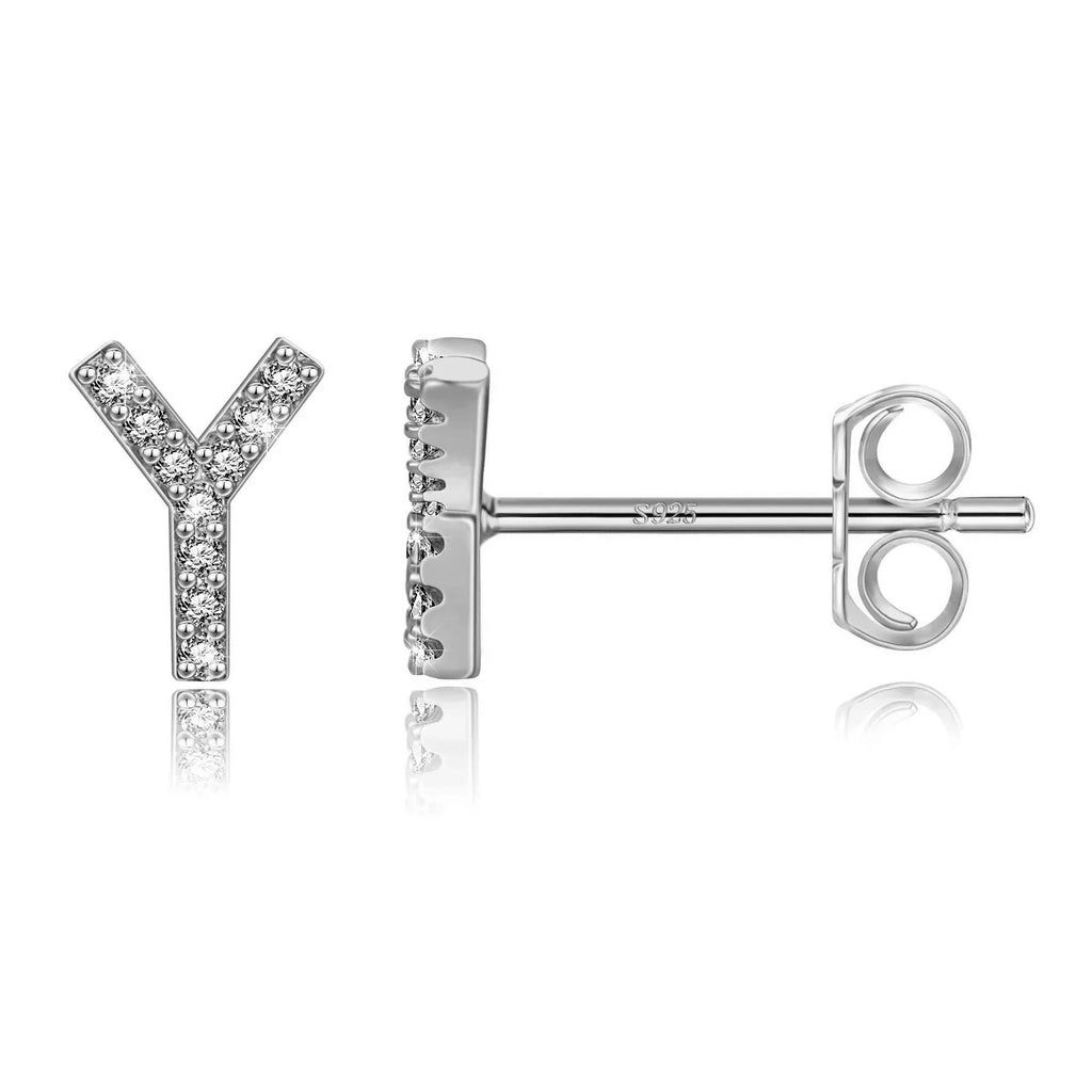 Boucles d'oreilles initiale - lettre