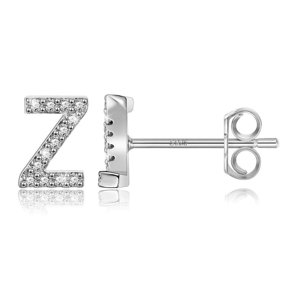 Boucles d'oreilles initiale - lettre