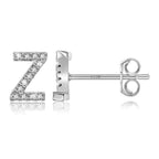 Boucles d'oreilles initiale - lettre
