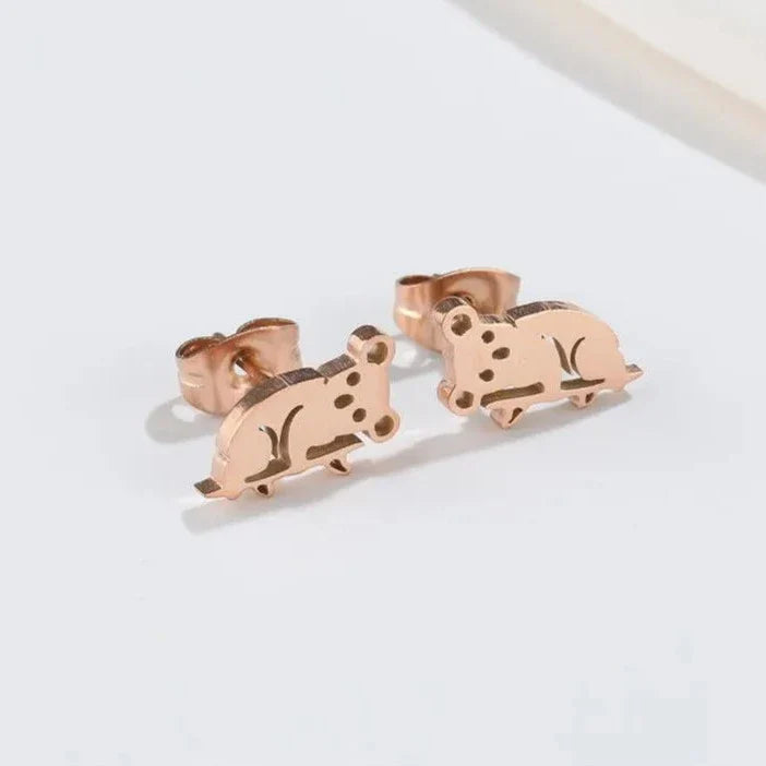 Pendientes de Koala Adorable Cobre