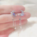 Pendientes Luna y Mariposas