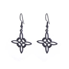 Pendientes Colgantes de Protección Nudo de Bruja Wicca Mujer