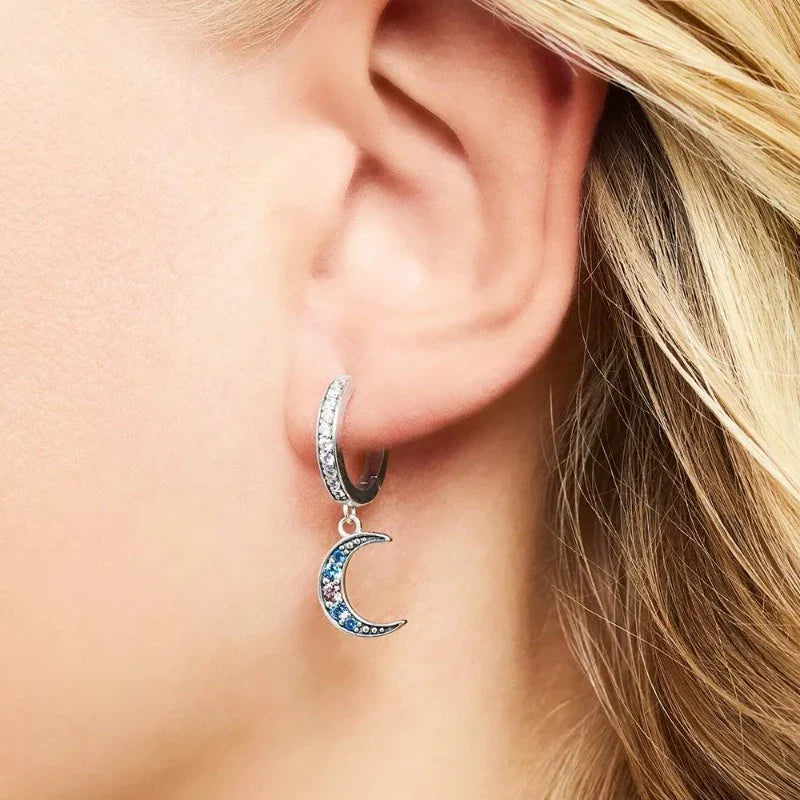 Pendientes Noche Estrellada - Exception® plata