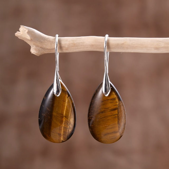 Pendientes Ojo de Tigre para Mujer