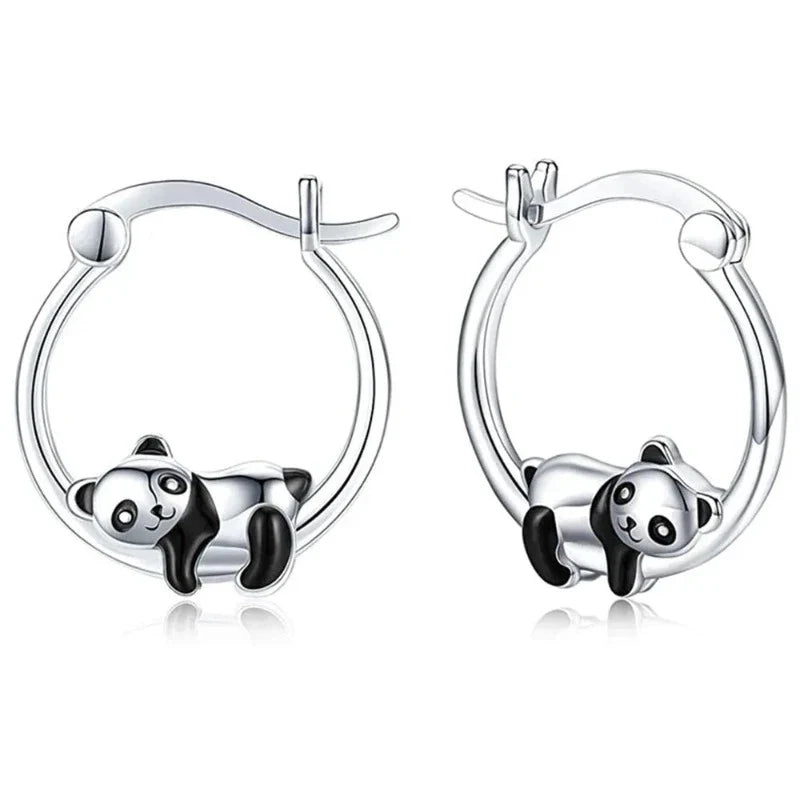 Pendientes Panda Acostado