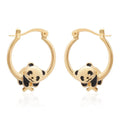 Pendientes Panda de Oro