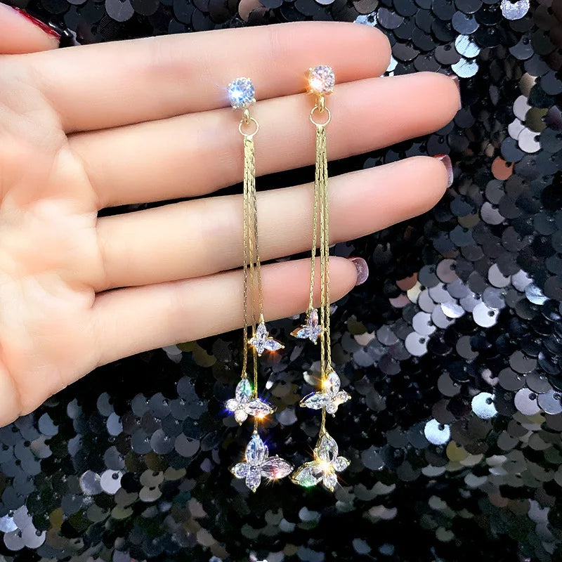 Pendientes de Mariposa para Mujer en oro
