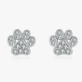 Pendientes Patte Zircon Plata