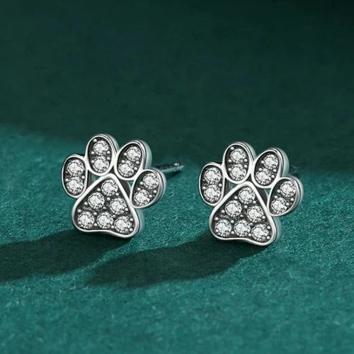 Pendientes Patte Zircon Plata