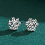 Pendientes Patte Zircon Plata