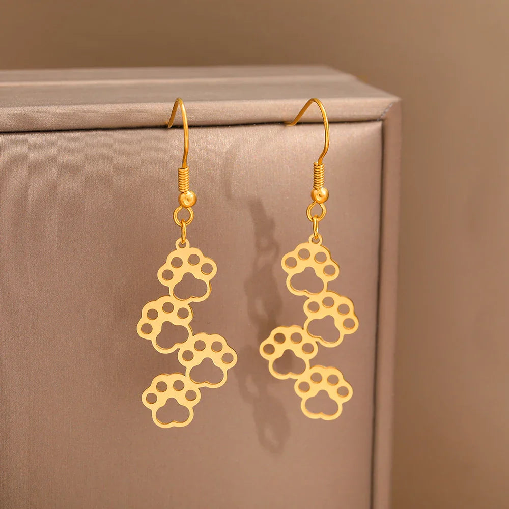 Pendientes Patas oro
