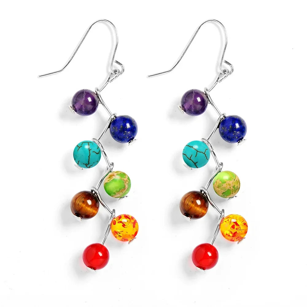Pendientes Colgantes 7 Chakras 1
