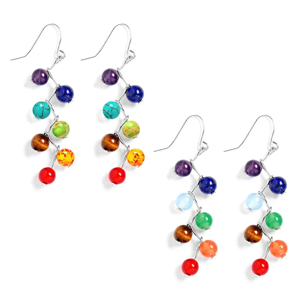 Pendientes Colgantes 7 Chakras 1
