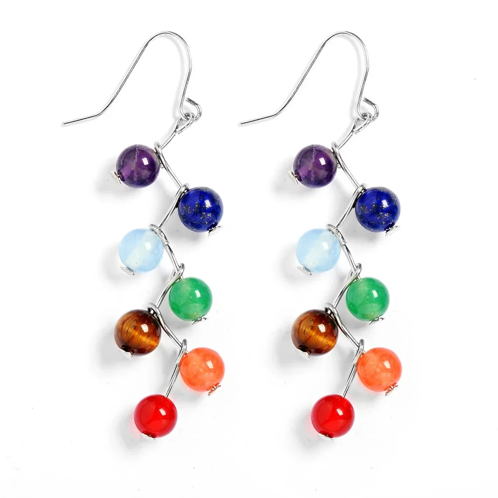 Pendientes Colgantes 7 Chakras 2