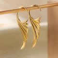 Boucles d'oreilles pendantes ailes d'ange pour femme