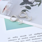 Boucles d'oreilles pendantes ancre