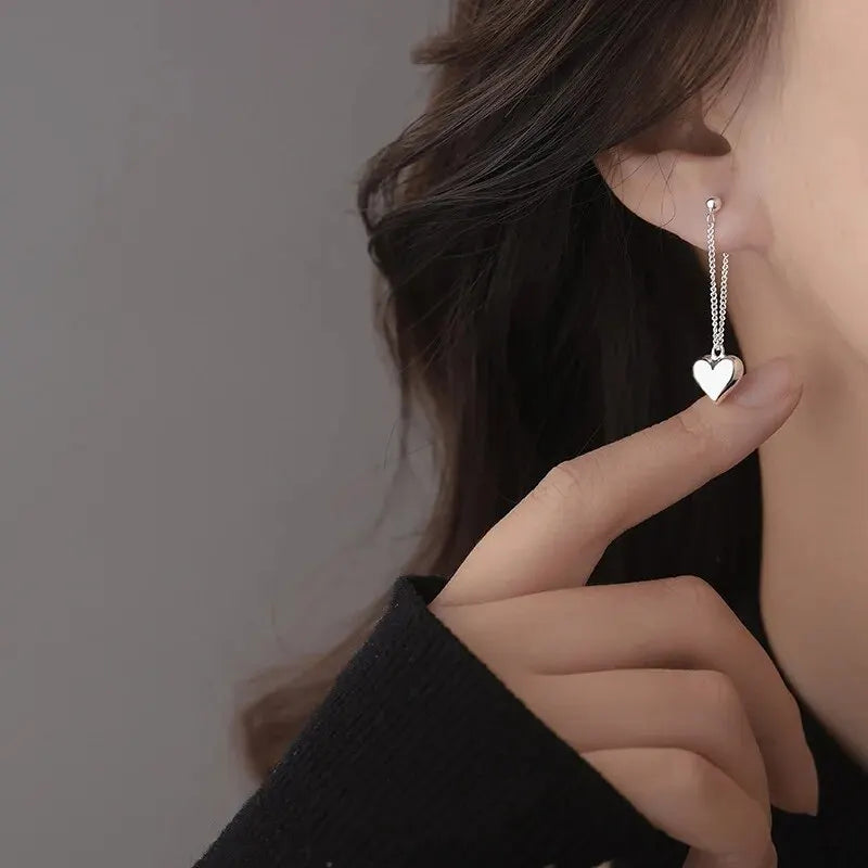 Pendientes Colgantes de Corazón